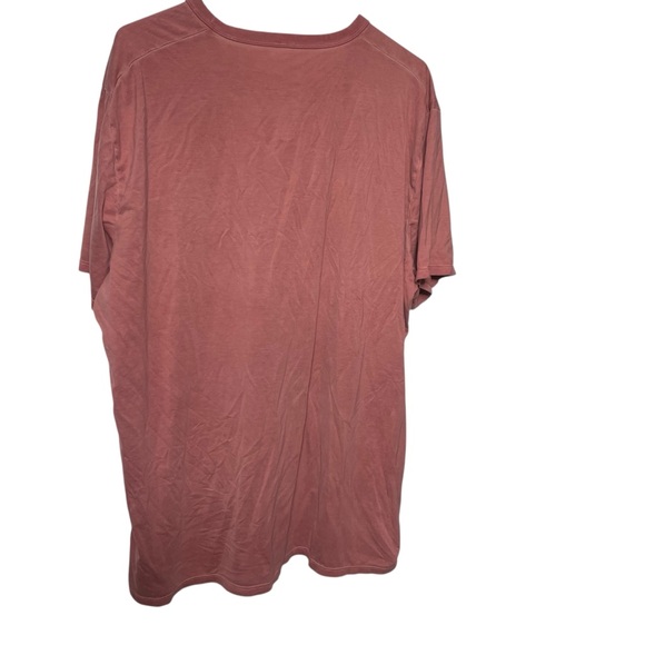 Lululemon Athletica Fundamental Short Sleeve Tee Shirt Relaxed Fit XXL Red Wash - Picture 2 of 5